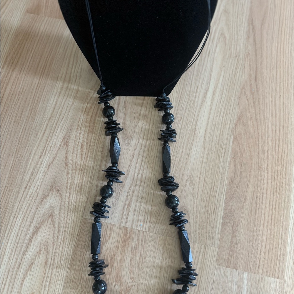 Paparazzi Black Beaded Necklace